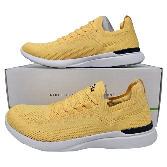 NIB Athletic Propulsion Labs APL TechLoom Breeze Marigold Midnight Blue Sneakers - Picture 2 of 4